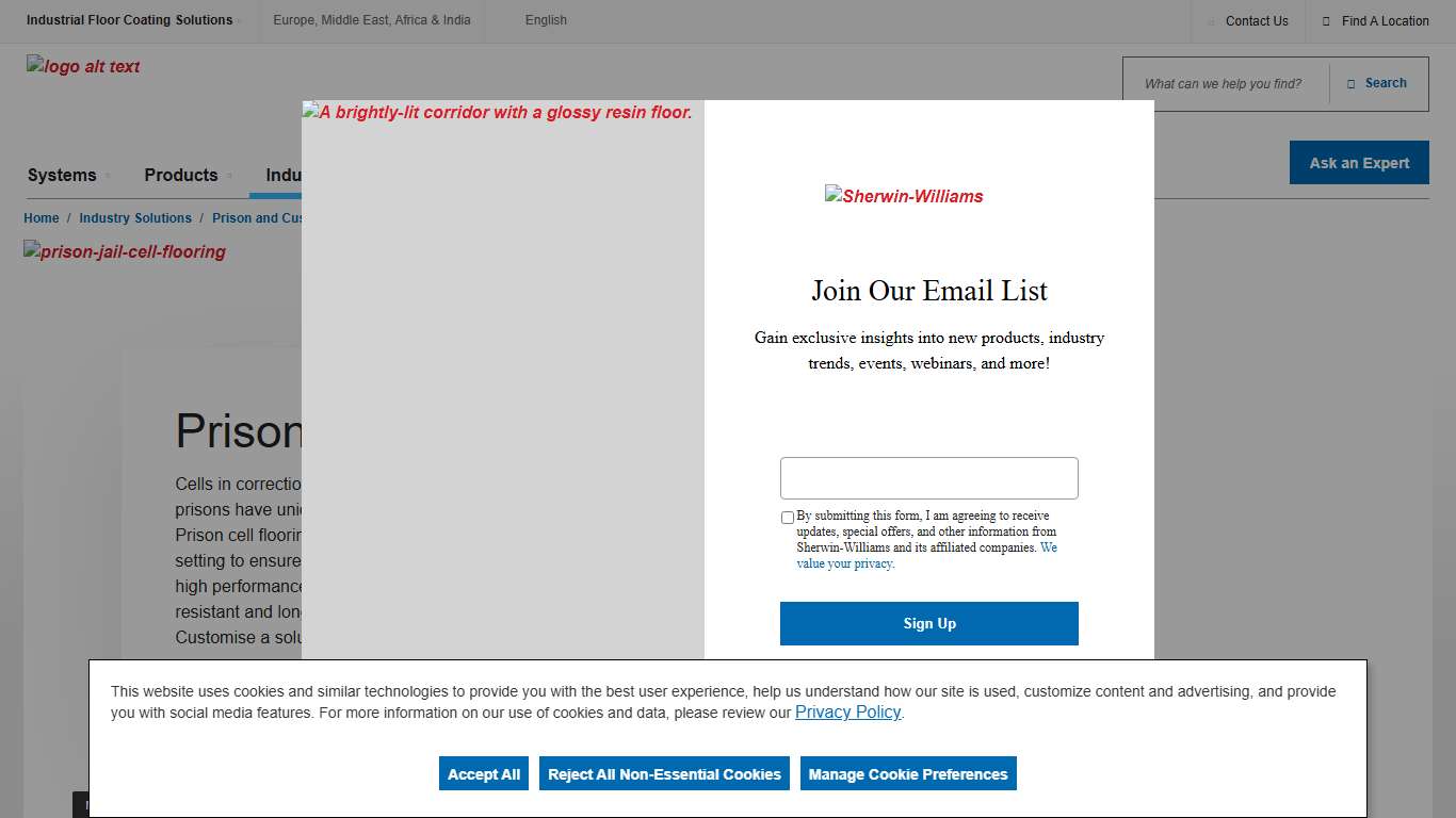 Prison Cell Flooring Sherwin-Williams